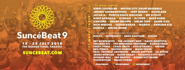 Sunce Beat 9 is taking place at Garden Resort-Tisno(Croatia) from 18-25 July 2018.Book Your stay at Villa Roza Murter and enjoy Story of Your Summer !!